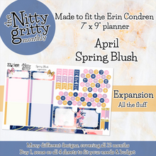 Load image into Gallery viewer, April Spring Blush - The Nitty Gritty Monthly - Erin Condren Vertical Horizontal