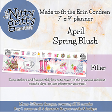 Load image into Gallery viewer, April Spring Blush - The Nitty Gritty Monthly - Erin Condren Vertical Horizontal