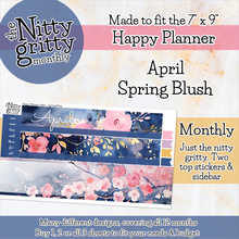 Load image into Gallery viewer, April Spring Blush - The Nitty Gritty Monthly - Happy Planner Classic