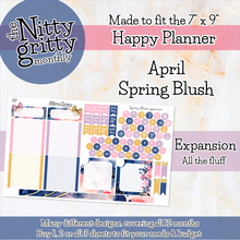 Load image into Gallery viewer, April Spring Blush - The Nitty Gritty Monthly - Happy Planner Classic