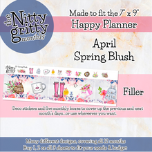 Load image into Gallery viewer, April Spring Blush - The Nitty Gritty Monthly - Happy Planner Classic