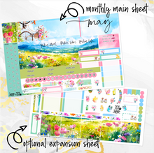 Load image into Gallery viewer, May Wild Flowers monthly - Hobonichi Cousin A5 personal planner