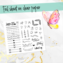 Load image into Gallery viewer, May Wild Flowers FOILED monthly - Hobonichi Cousin A5 personal planner