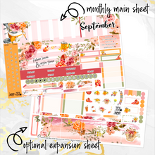 Load image into Gallery viewer, September Harvest Blush monthly - Hobonichi Cousin A5 personal planner