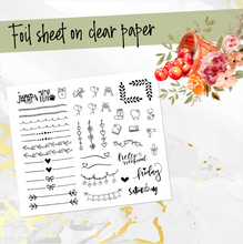 Load image into Gallery viewer, September Harvest Blush FOILED monthly - Hobonichi Cousin A5 personal planner