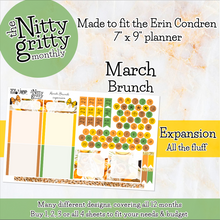 Load image into Gallery viewer, March Brunch - The Nitty Gritty Monthly - Erin Condren Vertical Horizontal