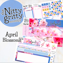 Load image into Gallery viewer, April Blossoms - The Nitty Gritty Monthly - Erin Condren Vertical Horizontal