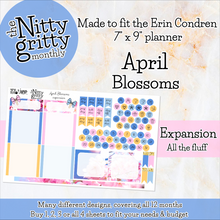 Load image into Gallery viewer, April Blossoms - The Nitty Gritty Monthly - Erin Condren Vertical Horizontal