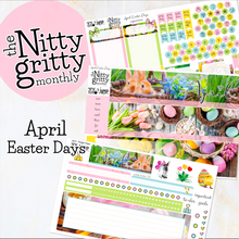 Load image into Gallery viewer, April Easter Days - The Nitty Gritty Monthly - Erin Condren Vertical Horizontal