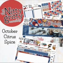 Load image into Gallery viewer, October Citrus Spice - The Nitty Gritty Monthly - Erin Condren Vertical Horizontal
