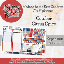 Load image into Gallery viewer, October Citrus Spice - The Nitty Gritty Monthly - Erin Condren Vertical Horizontal