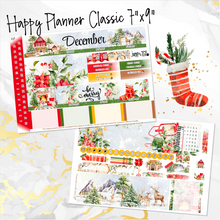 Load image into Gallery viewer, New Release December Winter Pines monthly - Erin Condren Vertical Horizontal 7&quot;x9&quot;, Happy Planner Classic, Mini &amp; Big