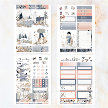 Load image into Gallery viewer, January Winter Haze - POCKET Mini Weekly Kit Planner stickers