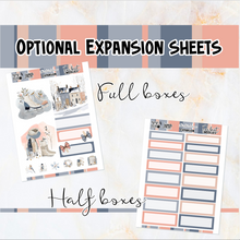 Load image into Gallery viewer, January Winter Haze - POCKET Mini Weekly Kit Planner stickers