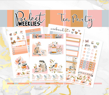 Load image into Gallery viewer, Tea Party - POCKET Mini Weekly Kit Planner stickers