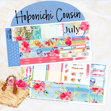Load image into Gallery viewer, July Seaside 4th monthly - Hobonichi Cousin A5 personal planner