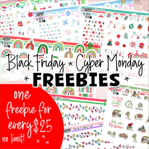 Black Friday-Cyber Monday Freebies! Select your freebies through this listing