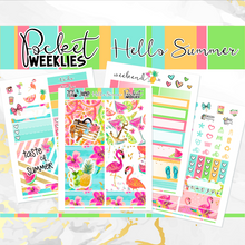 Load image into Gallery viewer, Hello Summer - POCKET Mini Weekly Kit Planner stickers