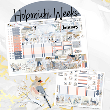 Load image into Gallery viewer, January Winter Haze monthly - Hobonichi Weeks personal planner