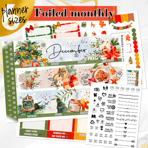 Custom FOIL monthly for Leah - Erin Condren Teacher