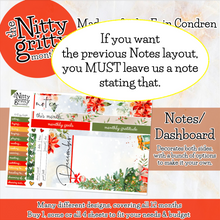 Load image into Gallery viewer, December Cozy Night Christmas - The Nitty Gritty Monthly - Erin Condren Vertical Horizontal