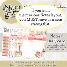 Load image into Gallery viewer, December Hello Winter - The Nitty Gritty Monthly - Erin Condren Vertical Horizontal