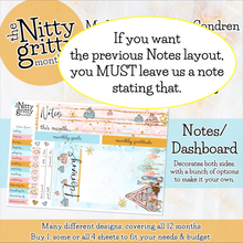Load image into Gallery viewer, February Winter Resort - The Nitty Gritty Monthly - Erin Condren Vertical Horizontal