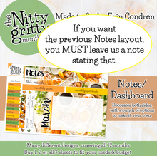 Load image into Gallery viewer, March Brunch - The Nitty Gritty Monthly - Erin Condren Vertical Horizontal