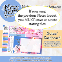 Load image into Gallery viewer, April Blossoms - The Nitty Gritty Monthly - Erin Condren Vertical Horizontal