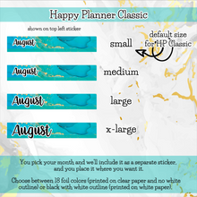 Load image into Gallery viewer, MAJESTIC - The Nitty Gritty Monthly-Any Month-Erin Condren 7x9 8.5x11 Happy Planner Classic &amp; Big