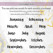 Load image into Gallery viewer, MAJESTIC - The Nitty Gritty Monthly-Any Month-Erin Condren 7x9 8.5x11 Happy Planner Classic &amp; Big