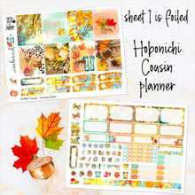 Load image into Gallery viewer, Autumn Daze - FOIL weekly kit Hobonichi Cousin A5 personal planner