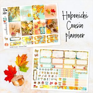 Autumn Daze - weekly kit Hobonichi Cousin A5 personal planner