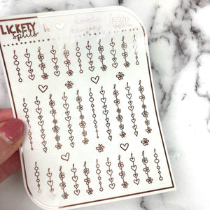 Foil - Lickety Splits - DOODLE DANGLES   (F-163-18)