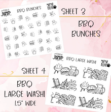 Load image into Gallery viewer, Foil Theme Collection • BBQ • Washi, Swags, Tabs, Deco (F-202)