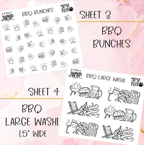 Foil Theme Collection • BBQ • Washi, Swags, Tabs, Deco (F-202)