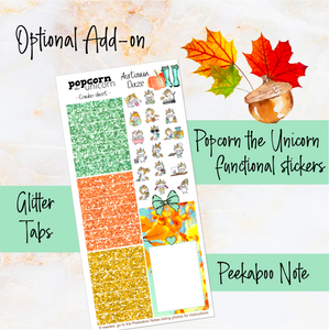 Autumn Daze - FOIL weekly kit Hobonichi Cousin A5 personal planner