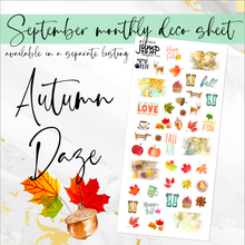 Load image into Gallery viewer, Autumn Daze - FOIL weekly kit Hobonichi Cousin A5 personal planner