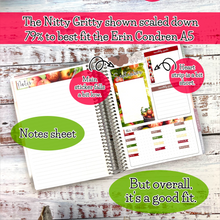 Load image into Gallery viewer, Change the PLANNER of The Nitty Gritty Monthly sheets Erin Condren A5 &amp; 8.5&quot;x11&quot;