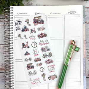 Christmas Traditions Deco sheet - planner stickers          (S-109-21)