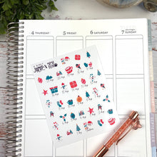 Load image into Gallery viewer, Christmas Countdown stickers - 21 days          (S-101-7)