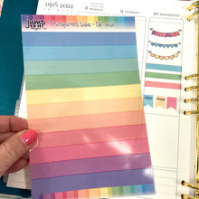 Load image into Gallery viewer, Transparent Dots, Tabs, Banners &amp; Page Flags Planner Stickers    T-102/103/104/105