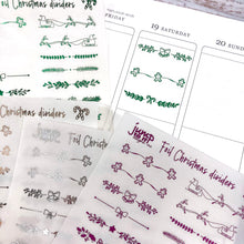 Load image into Gallery viewer, Foil - Dividers CHRISTMAS tabs   (F-128-4)