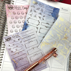 Foil - Bow Frames Marble Collection   (F-193-1+)