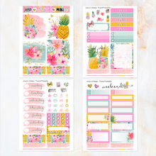 Load image into Gallery viewer, Tropical Pineapples - POCKET Mini Weekly Kit Planner stickers