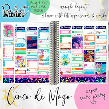 Load image into Gallery viewer, Cinco de Mayo - POCKET Mini Weekly Kit Planner stickers