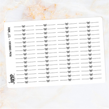Load image into Gallery viewer, Foil - Dividers BOW stickers  (F-128-2)