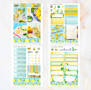 Lemon Breeze - POCKET Mini Weekly Kit Planner stickers