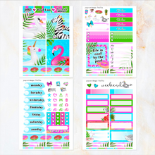 Load image into Gallery viewer, Pool Fun - POCKET Mini Weekly Kit Planner stickers
