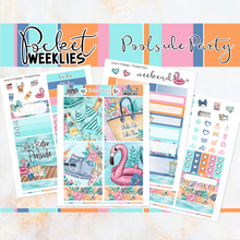 Load image into Gallery viewer, Poolside Party - POCKET Mini Weekly Kit Planner stickers